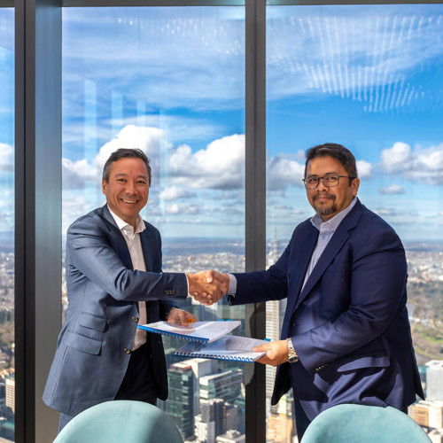 (From left to right) Greystar Australia Managing Director Chris Key and UEM Sunrise Chief Executive Officer Sufian Abdullah.