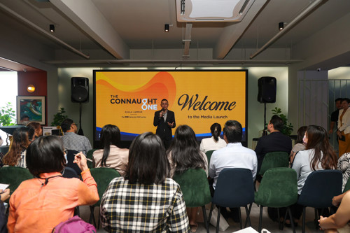 UEM Sunrise Chief Marketing Officer Kenny Wong sharing some opening remarks during the Company’s The Connaught One Media Launch held on the morning of June 20.