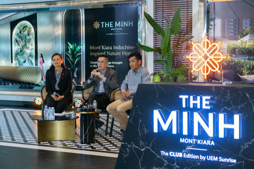 From left to right - Chief Development Officer Mardiana Rahayu Tukiran; Chief Marketing Officer Kenny Wong; and Chief Operations Officer, Central Liong Kok Kit addressing questions from members of the media during The MINH’s Media Preview Q&A session