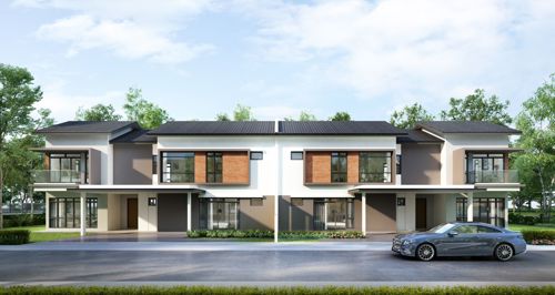 An artist’s impression of Aspira Gardens Type C. It is thoughtfully designed to accommodate comfortable living spaces large enough for multi-generational families including elderly-friendly features in the bedroom on the ground floor