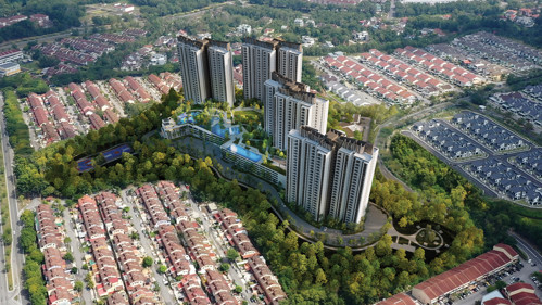 An artist’s attractions impression of KAIA Heights in Equine Park, Seri Kembangan